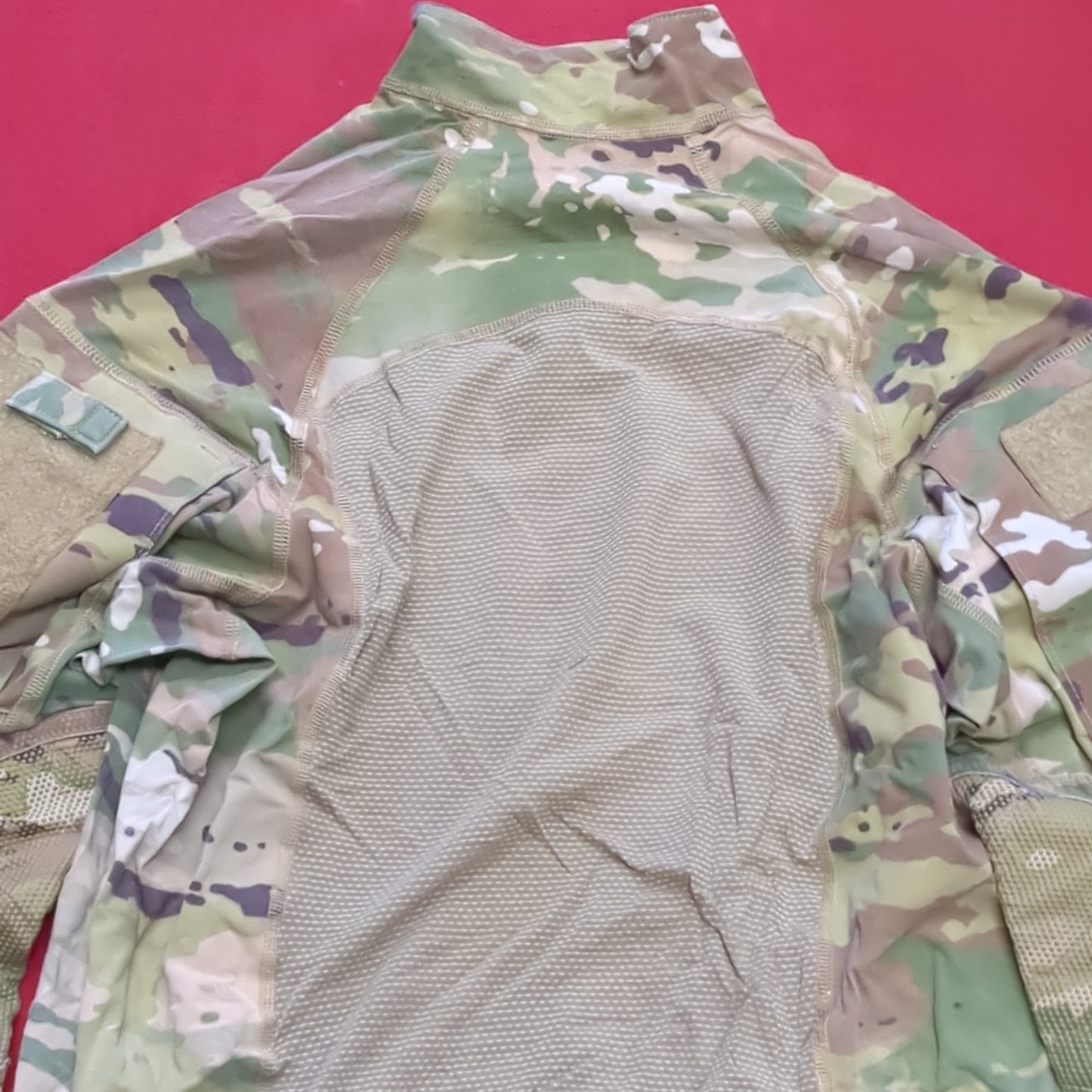 NOS US Army Medium 1/4 Quarter Zip Type 2 Combat OCP Multicam FRAC Top Shirt Good Condition (fa06-MAR95)