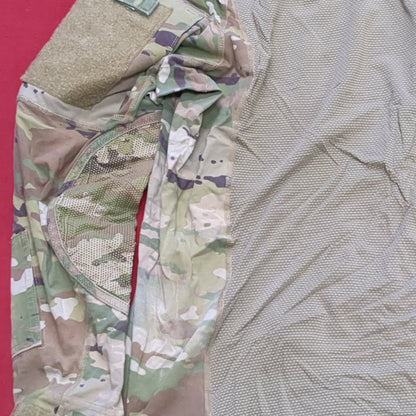 NOS US Army Medium 1/4 Quarter Zip Type 2 Combat OCP Multicam FRAC Top Shirt Good Condition (fa06-MAR95)