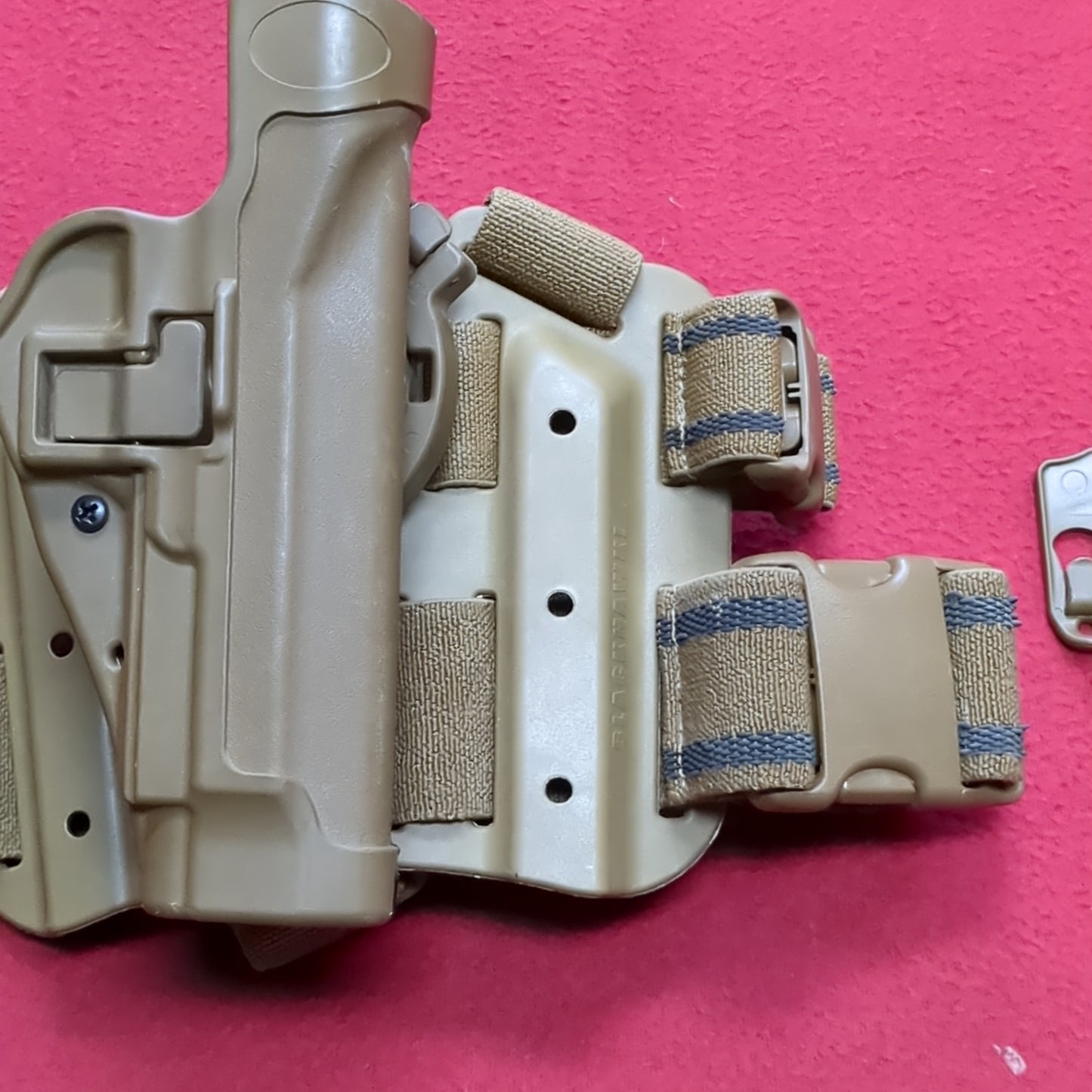 BLACKHAWK Tactical Beretta 92 RIGHT HANDED Holster Drop Leg Excellent Condition (hc04-DEC189)