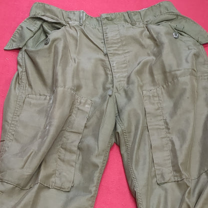 Korean War US Army  M-1951 Field Trousers Shell Pants 1950’s Size Large Regular Used (aa13-DEC192)