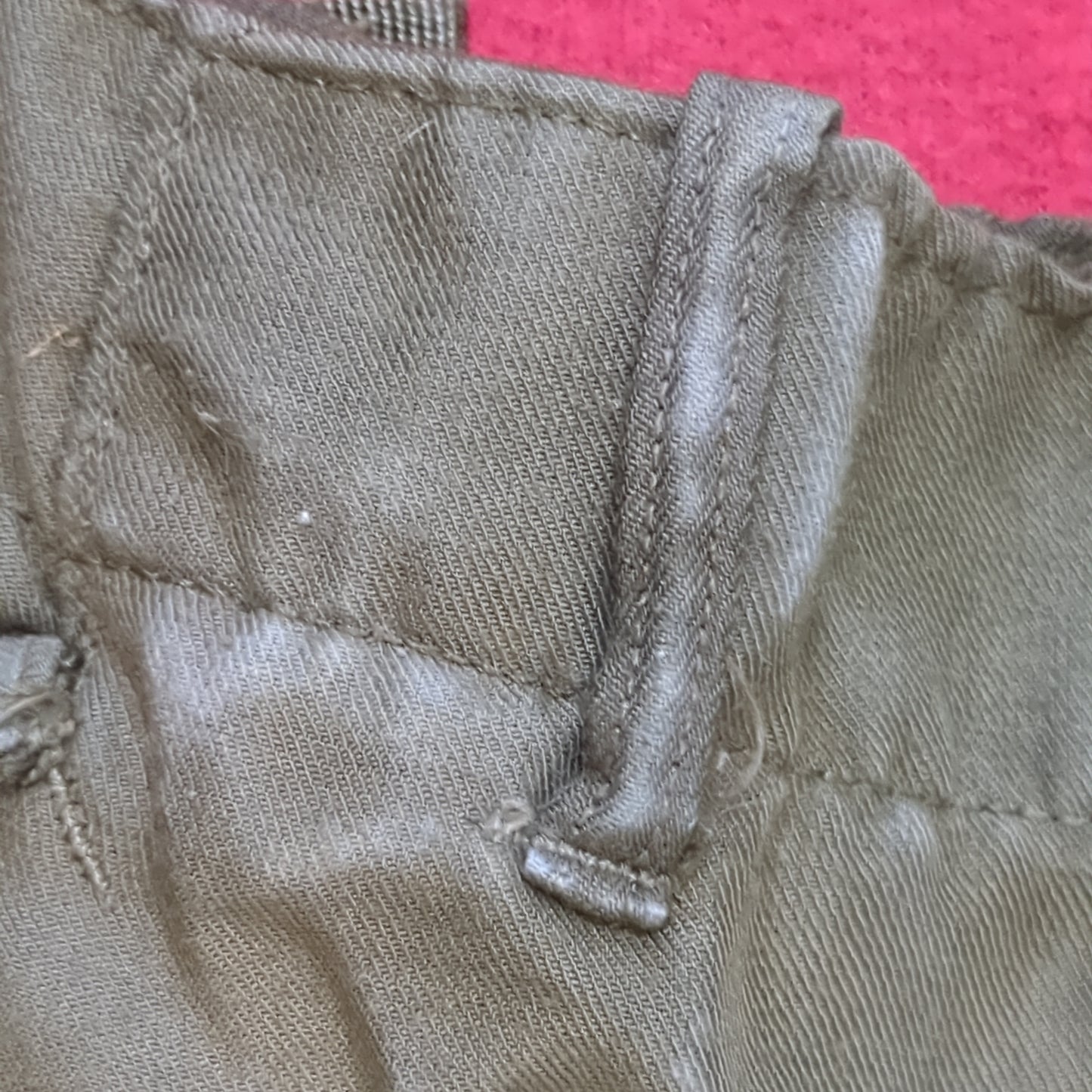 Korean War US Army  M-1951 Field Trousers Shell Pants 1950’s Size Large Regular Used (aa13-DEC192)