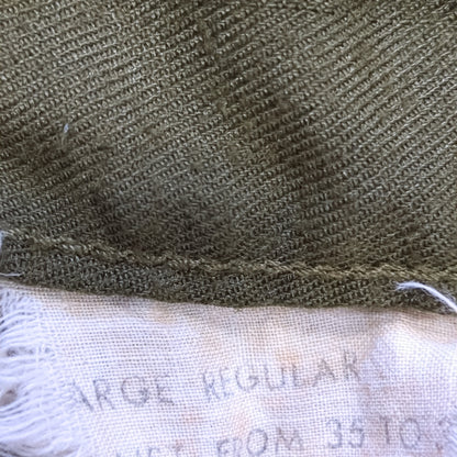 Korean War US Army  M-1951 Field Trousers Shell Pants 1950’s Size Large Regular Used (aa13-DEC192)