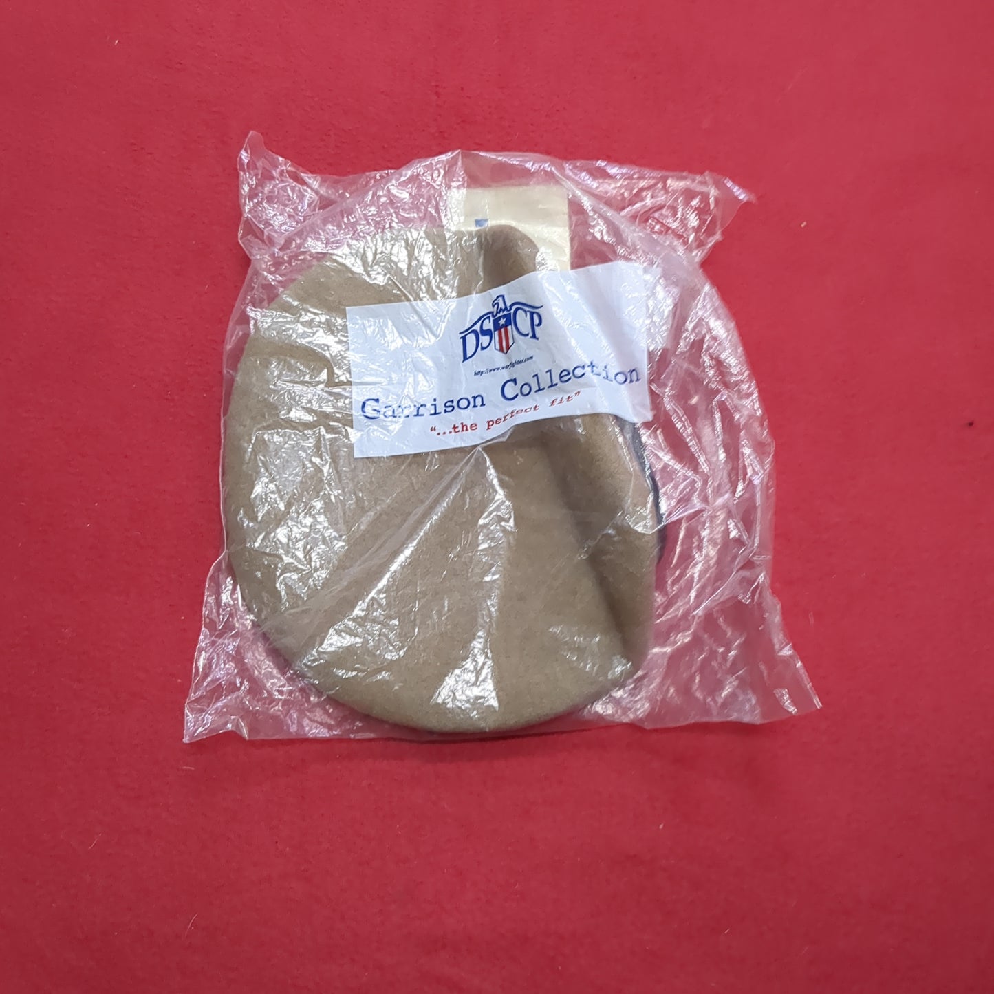 NOS DSCP Military 7 3/8 Tan Wool Beret Uniform Army (fb03-DEC200)