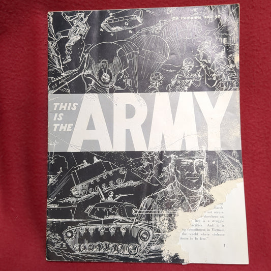 BOOK   THIS IS THE ARMY (DA PAMPHLET 380-40) 1 APRIL 1987 (BOX40)