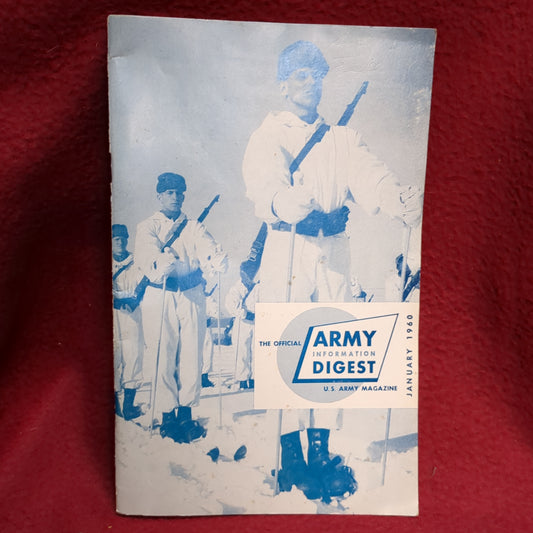 BOOK  - THE OFFICIAL ARMY INFORMATION DIGEST: U.S. ARMY MAGAZINE: JANUARY 1960  (BOX40)