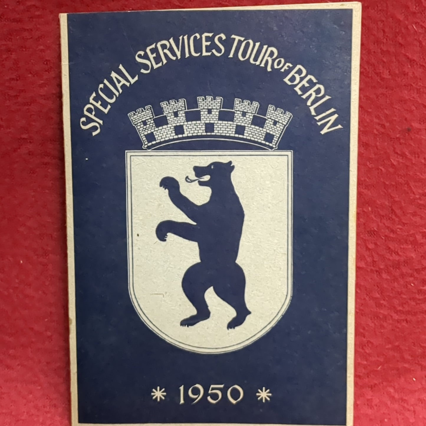 BOOK  -   SPECIAL SERVICES TOUR OF BERLIN: 1950  (BOX40)