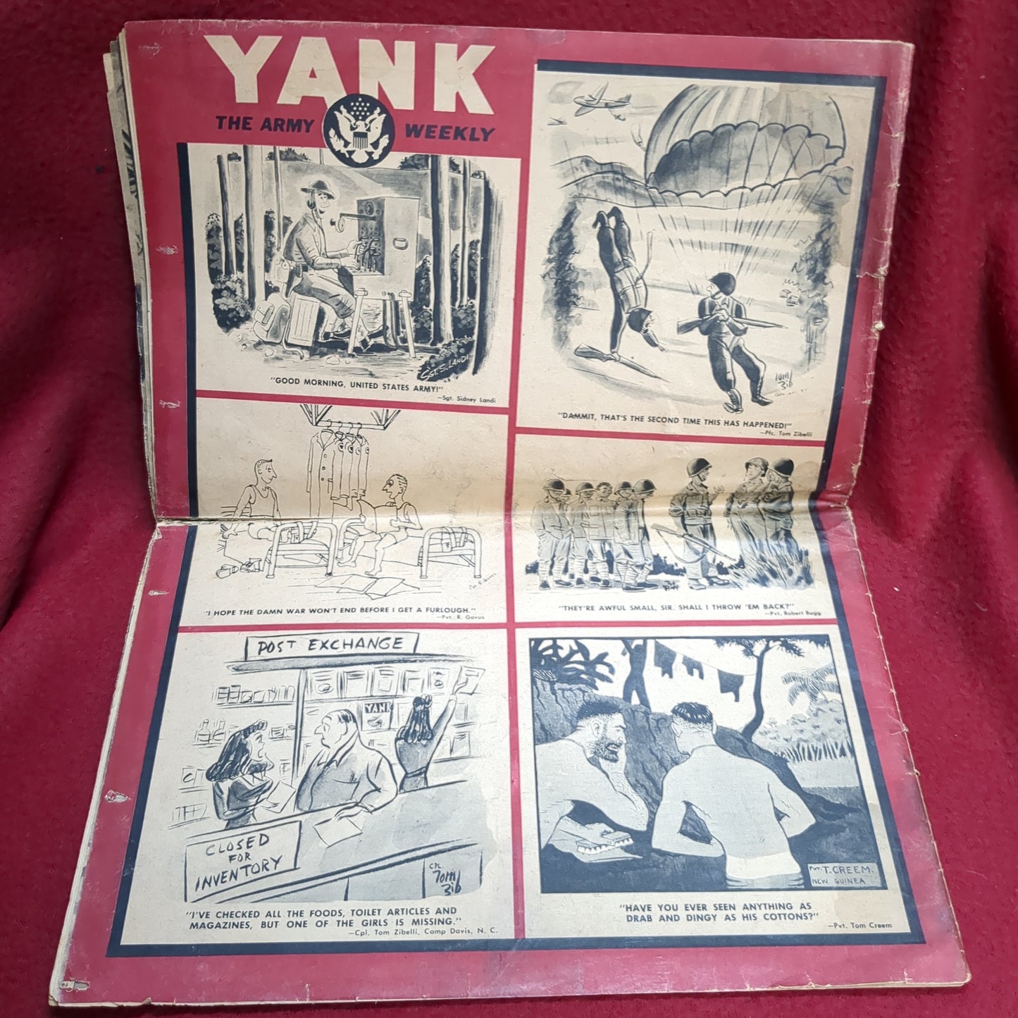 BOOK  -  BRITISH EDITION: YANK: THE ARMY WEEKLY: BY THE MEN...FOR THE MEN IN THE SERVICE:  SEPTEMBER 26, 1943VOLUME TWO: NUMBER 15 (BOX40)