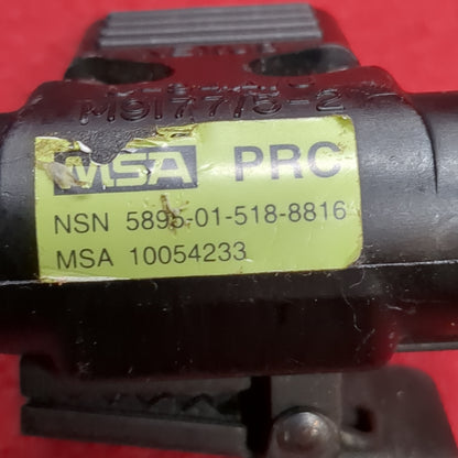 MSA Nexus Push to Talk PTT M9177/5-2 U-94A/U MSA PRC Good Condition (com2-JAN02)