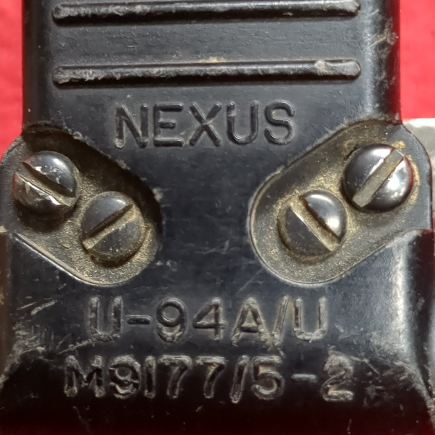 MSA Nexus Push to Talk PTT M9177/5-2 U-94A/U MSA PRC Good Condition (com1-JAN03)