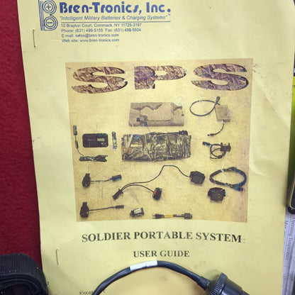 BREN-TRONICS SPS BTK-70689 MILITARY SOLAR CHARGING SYSTEM Used (gsk3-JAN21)