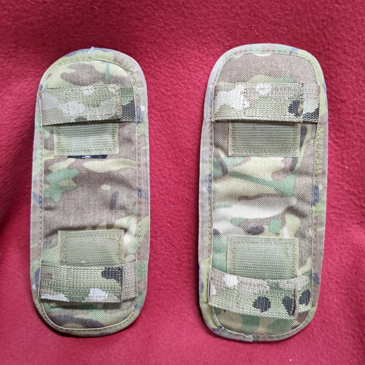 Pair of US Army OCP Shoulder Strap Pads Right/Left Padded Used (32cr-JAN22)