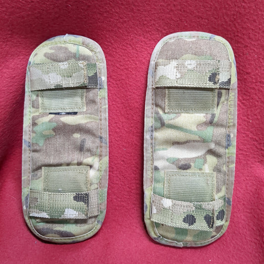 Pair of US Army OCP Shoulder Strap Pads Right/Left Padded Used (32cr-JAN22)