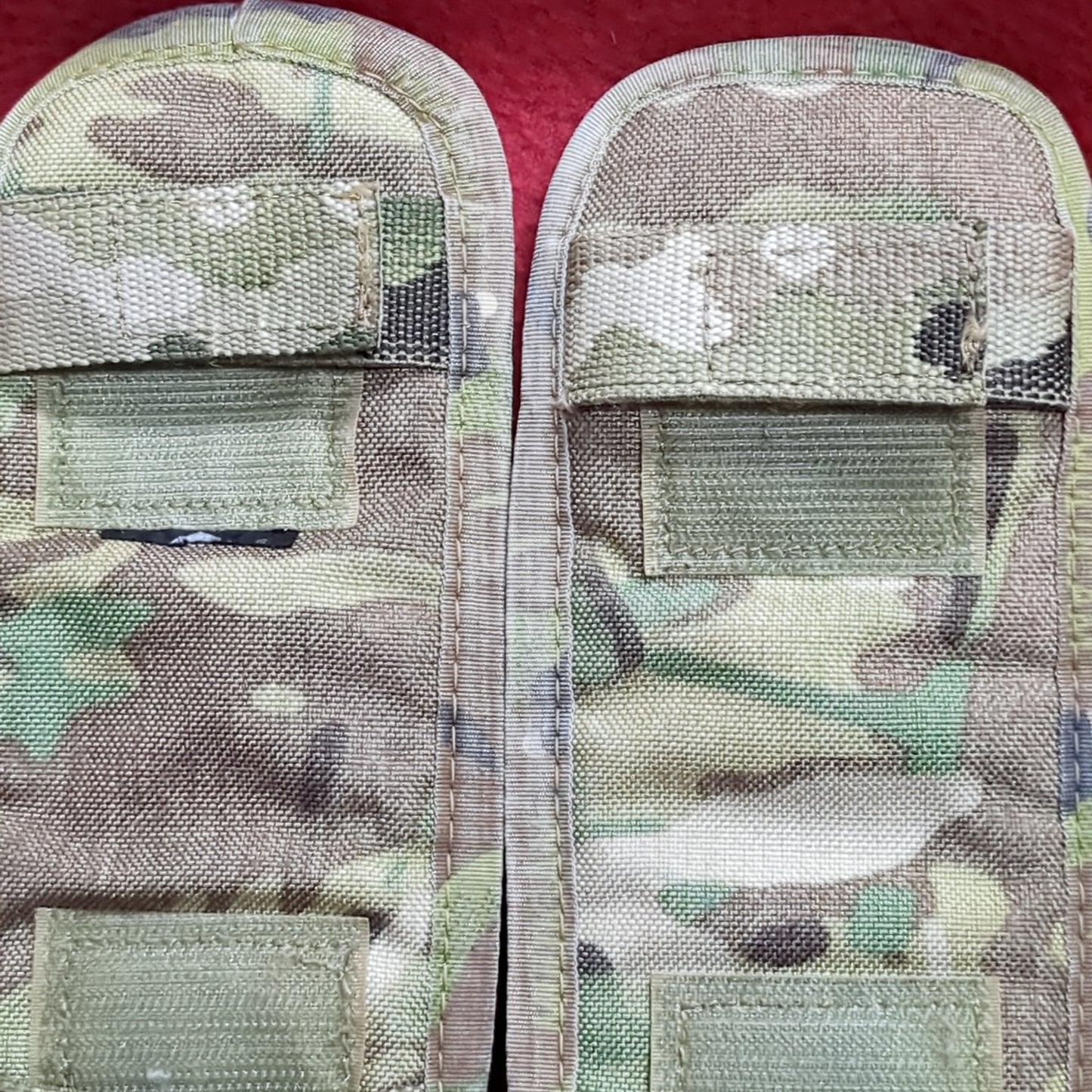 Pair of US Army OCP Shoulder Strap Pads Right/Left Padded Used (32cr-JAN22)