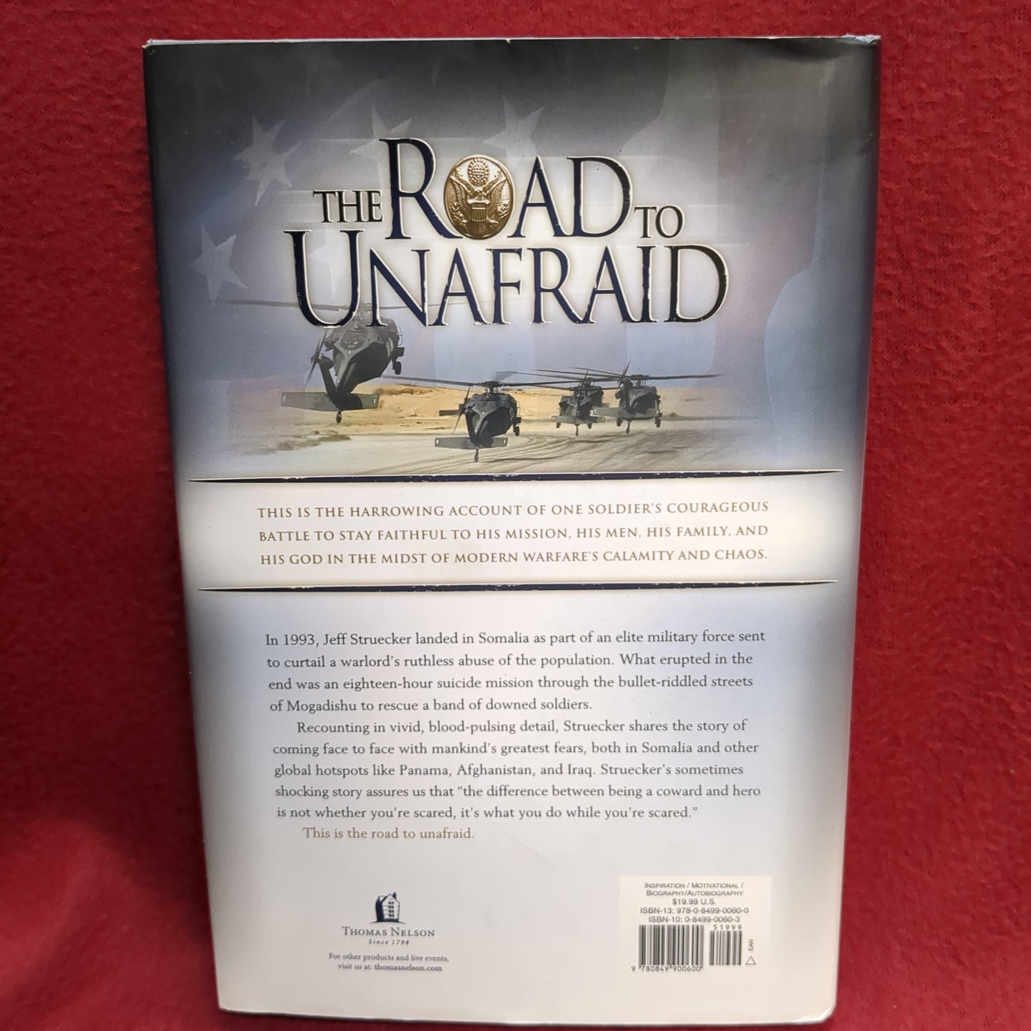 BOOK   THE ROAD TO UNAFRAID ARMY'S TOP RANGER THROUGH "BLACK HAWK DOWN" & BEYOND (BOX41)