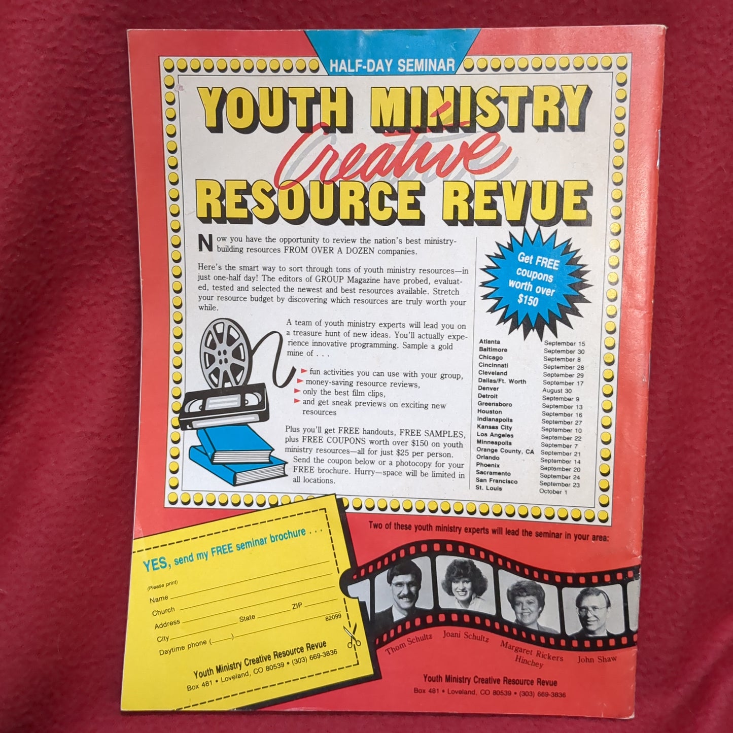 BOOK   JUNE-AUG 1988: VOL. 14  NO. 6GROUP THE YOUTH MINISTRY MAGAZINE (BOX42)