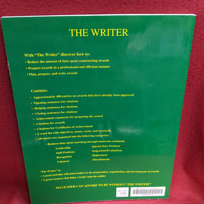 BOOK   -  GUIDE FOR WRITING AWARDS  (BOX43)