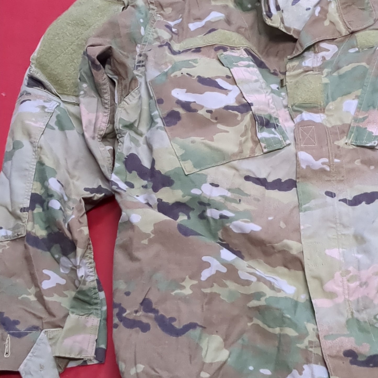 SET of US Army MEDIUM REGULAR Traditional OCP Uniform FRAC Top Pants Used *ocp4- fa16-YAM01*