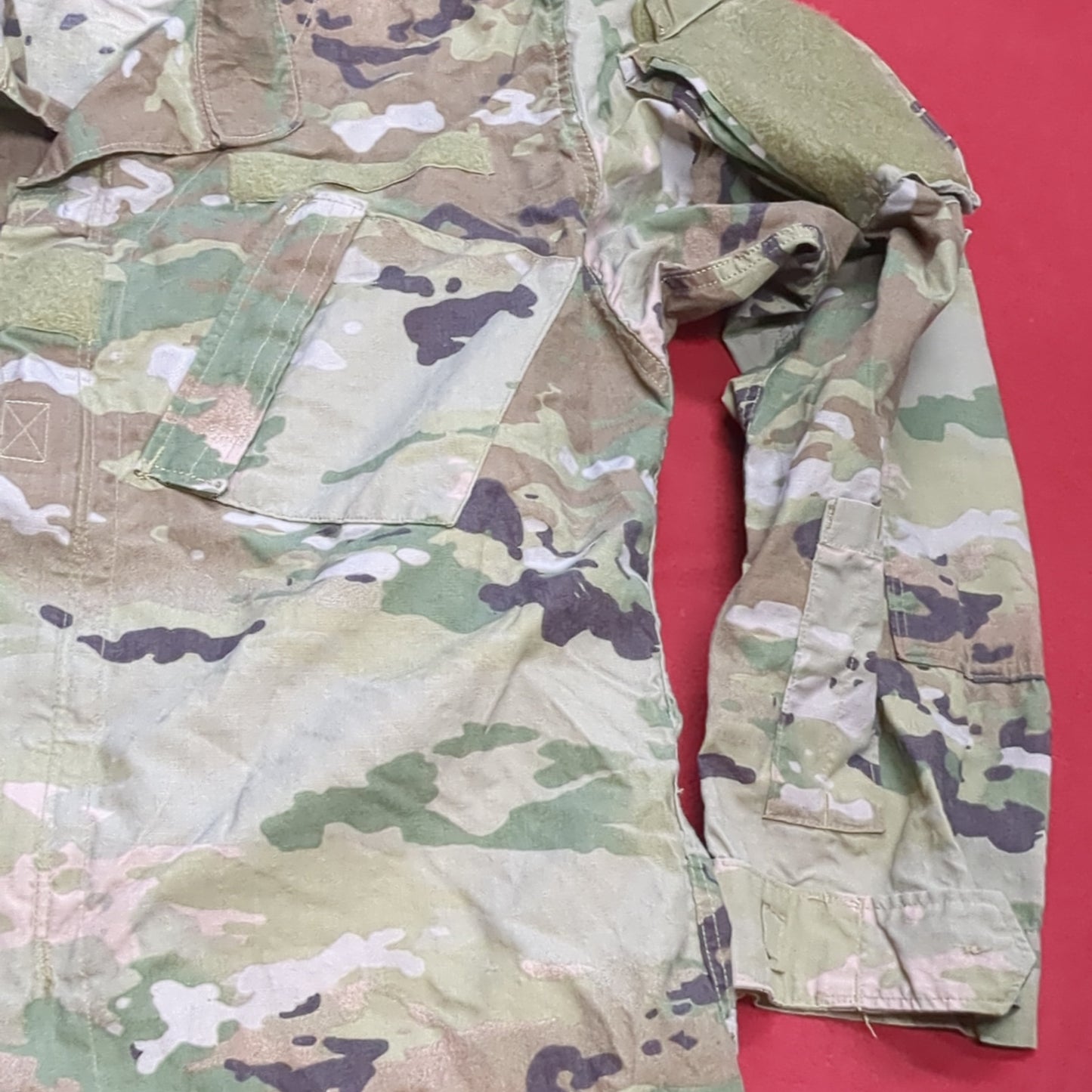 SET of US Army MEDIUM REGULAR Traditional OCP Uniform FRAC Top Pants Used *ocp4- fa16-YAM01*