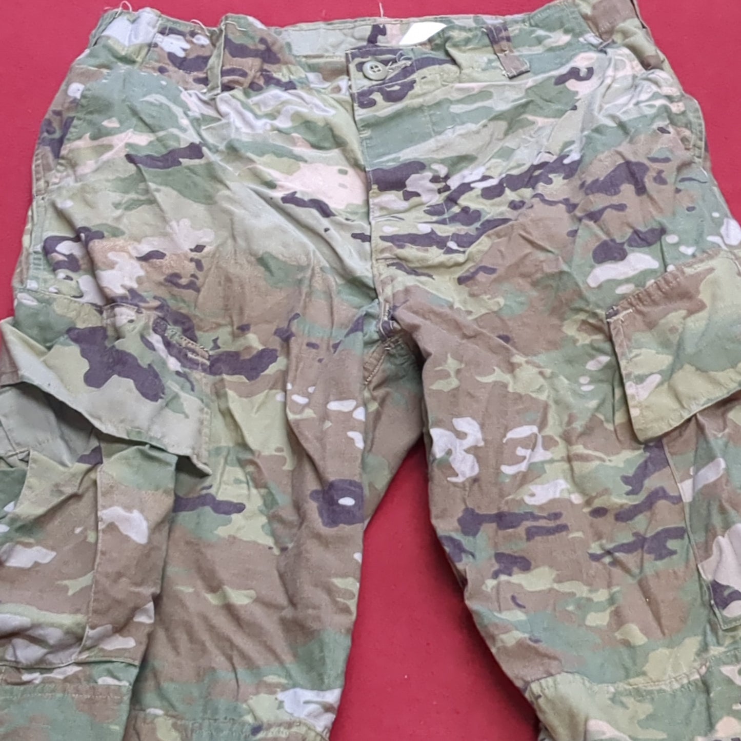 SET of US Army MEDIUM REGULAR Traditional OCP Uniform FRAC Top Pants Used *ocp4- fa16-YAM01*