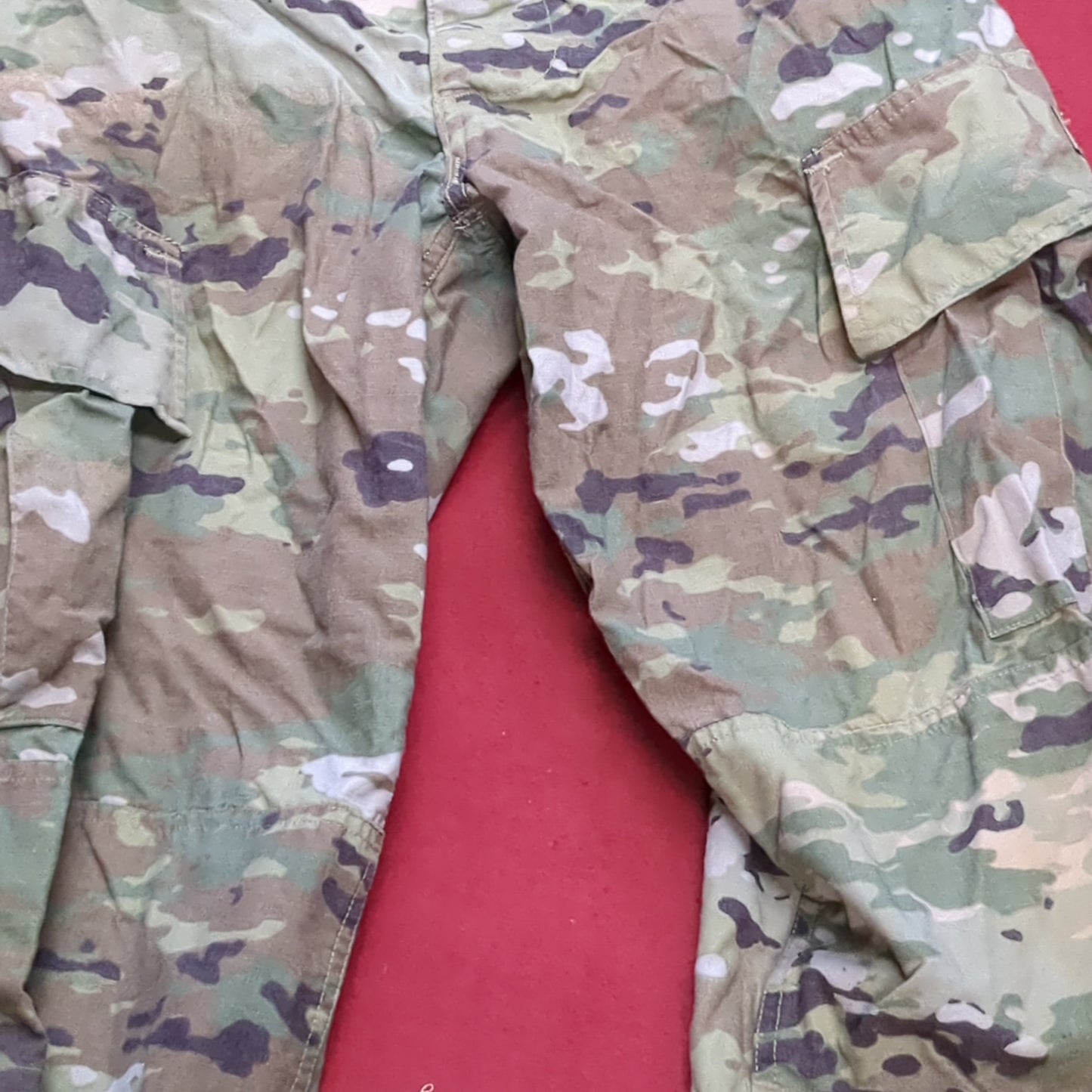 SET of US Army MEDIUM REGULAR Traditional OCP Uniform FRAC Top Pants Used *ocp4- fa16-YAM01*