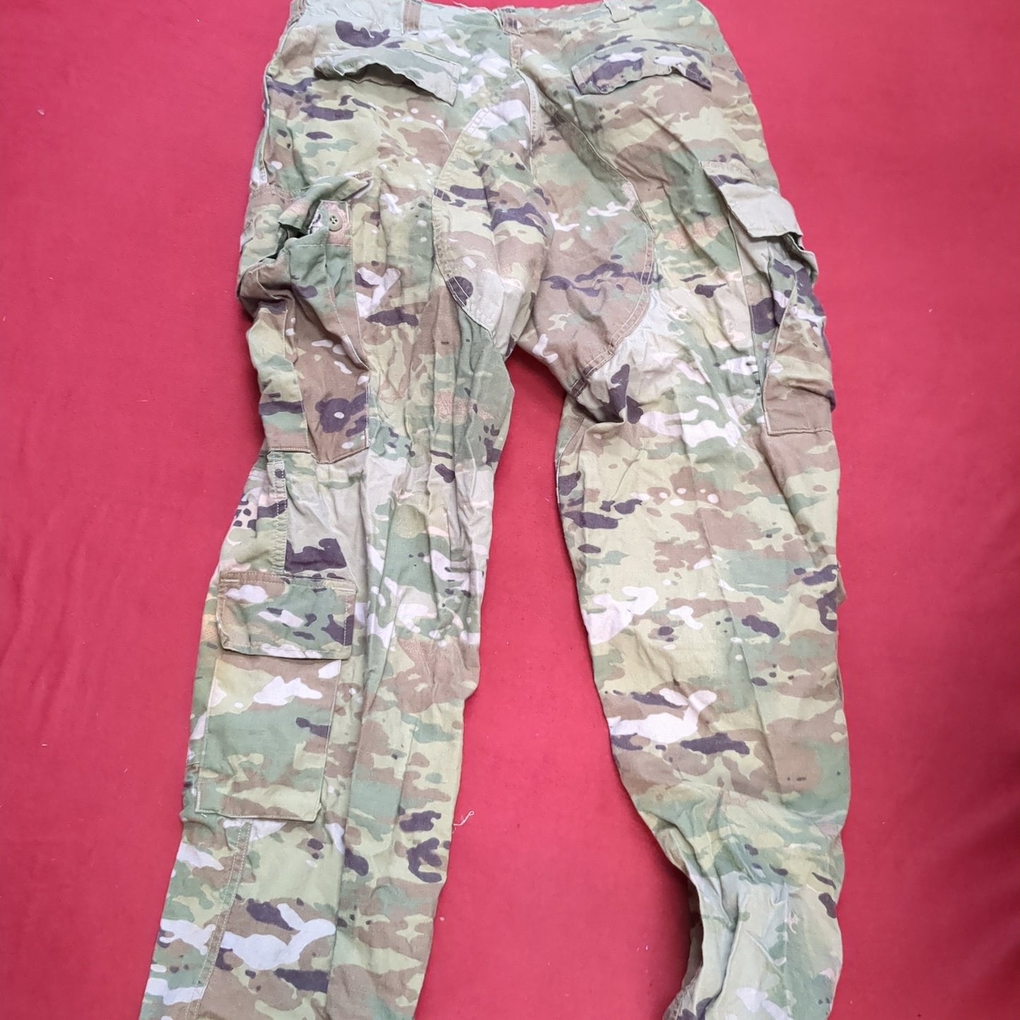 SET of US Army MEDIUM REGULAR Traditional OCP Uniform FRAC Top Pants Used *ocp4- fa16-YAM01*