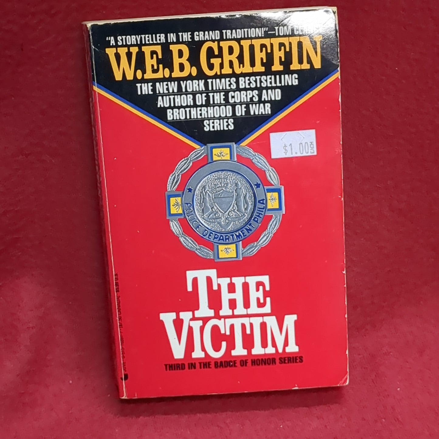 BOOK  -   THE VICTIM (3RD IN BADGE OF HONOR SERIES)   (BOX44)