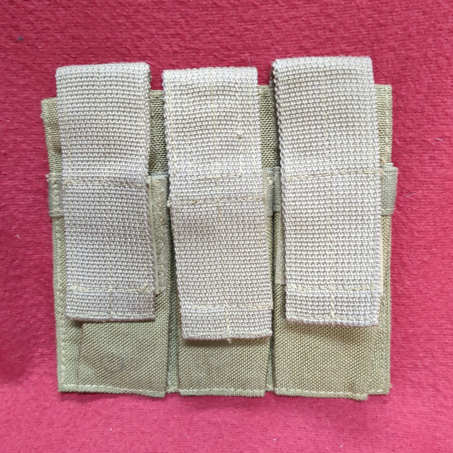 Tactical Operators T.O.P. Products Single three Mag Pouch 9mm Good Condition (32cr-JAN83)