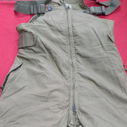 USGI Overalls Mounted Crewmen's and Airmen's Cold Weather OD Excellent Condition (29o- da14-JAN96)