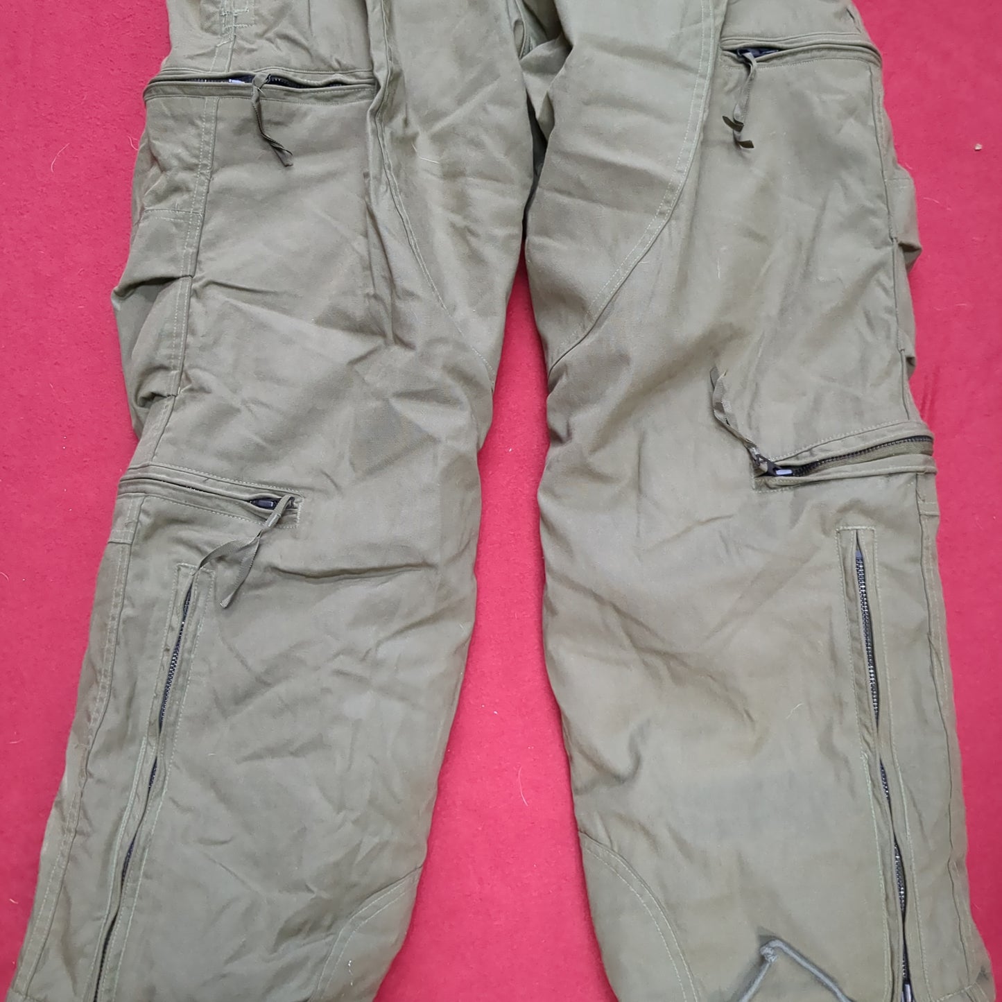 USGI Overalls Mounted Crewmen's and Airmen's Cold Weather OD Excellent Condition (29o- da14-JAN96)