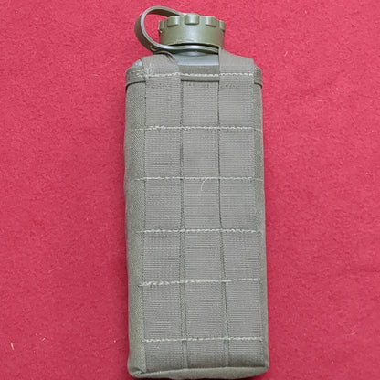 Israeli 1 Liter Plastic Canteen w/ Cover IDF Marked Good Condition (03s-JAN99)