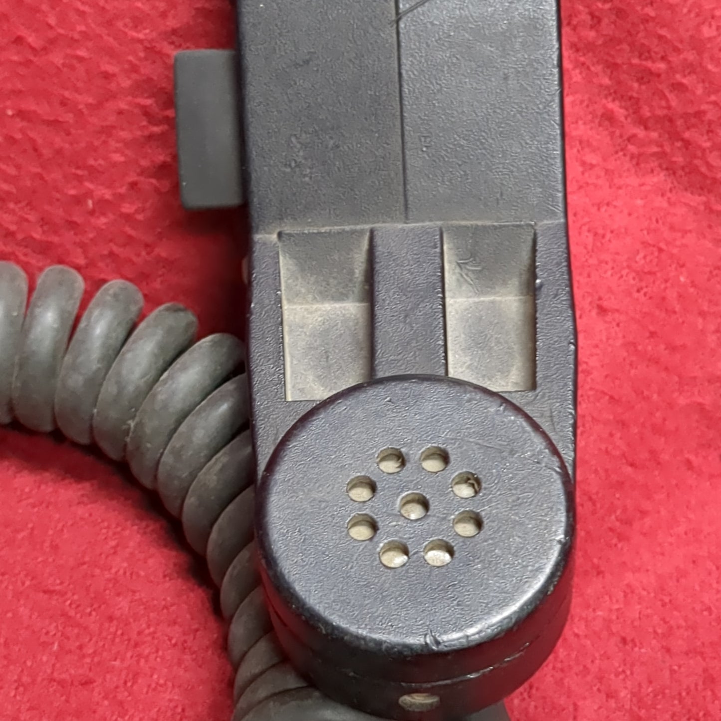 VINTAGE US Army Sonetronics H250-U 5 pin Handset Microphone Used (com1-JAN101)