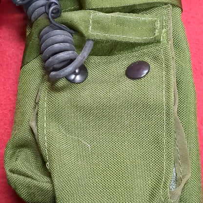 Thales Hand mic and Antenna W/ Earpiece Camouflage Carrier Bag (com1-JAN102)