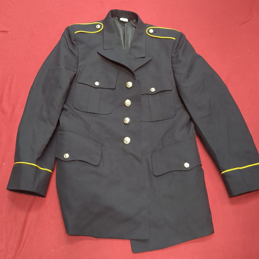 US Army ASU Men's 39 Medium REGULAR  Enlisted TOP Dress Blue Good Condition (asu-JAN146)