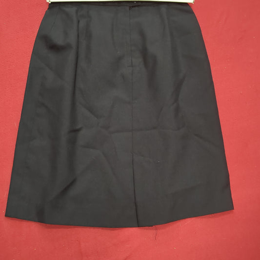 US Military Women's Dress Skirt 12 MR Blue Service Uniform DSCP Army ASU  Good Condition (asu-JAN148