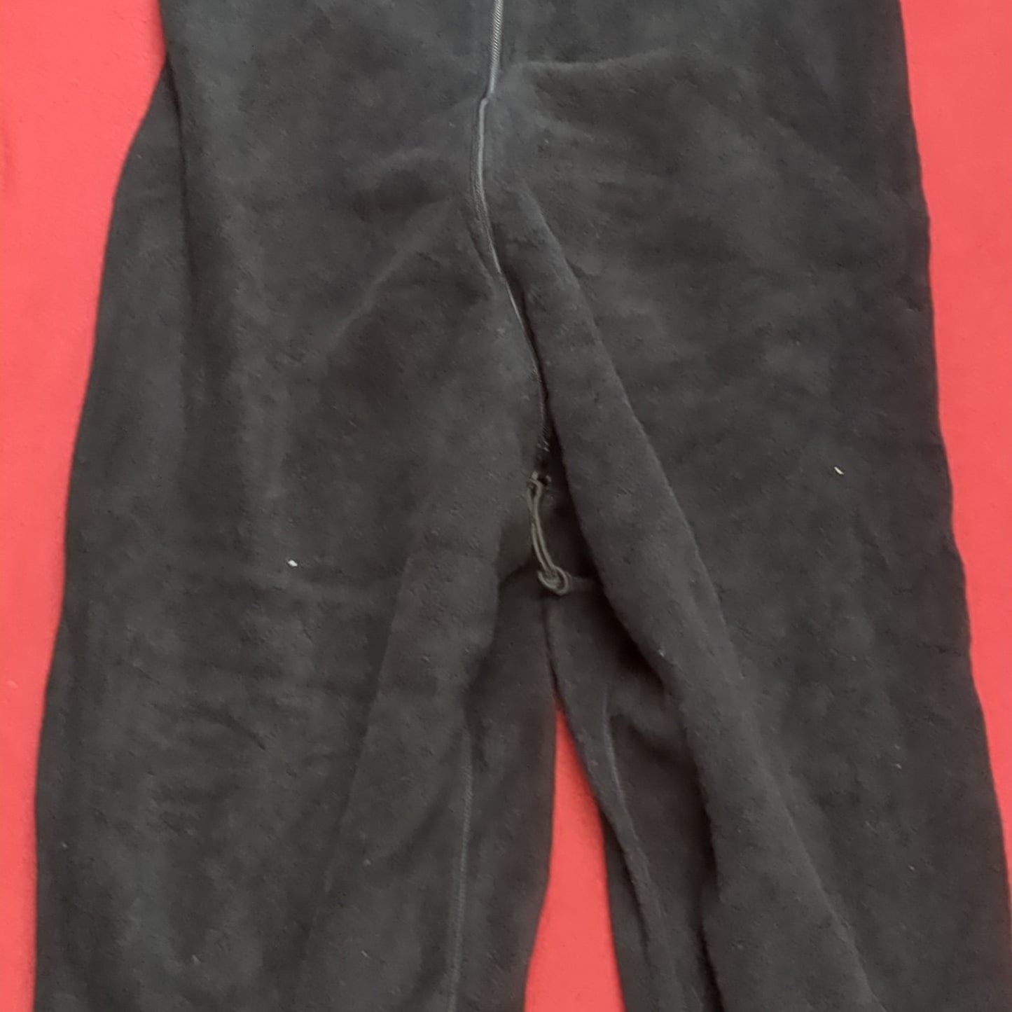 X-Large Long Black Bib Coveralls w/ Suspenders Cold Weather DSCP Good Condition (fl1-JAN183)