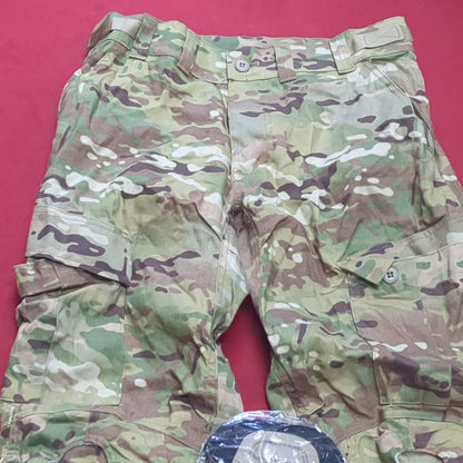 US Army Medium Long Combat OCP Multicam FRAC Pants w/ Knee Pads Excellent Condition (ocp12- ea08-yam95)