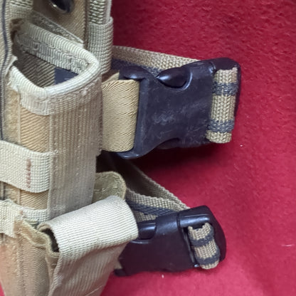 BLACKHAWK Tactical  RIGHT HANDED Holster Drop Leg Coyote Good Condition (aa02-FEB06)