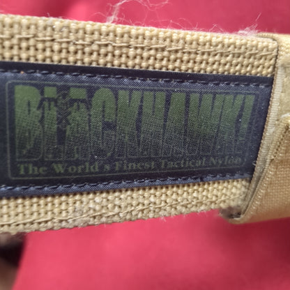 BLACKHAWK Tactical  RIGHT HANDED Holster Drop Leg TAN Good Condition (aa02-FEB07)