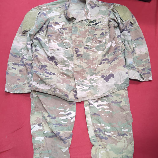 SET of US Army Large Regular Traditional OCP Uniform FRAC Top Pants (fc06-FEB13)