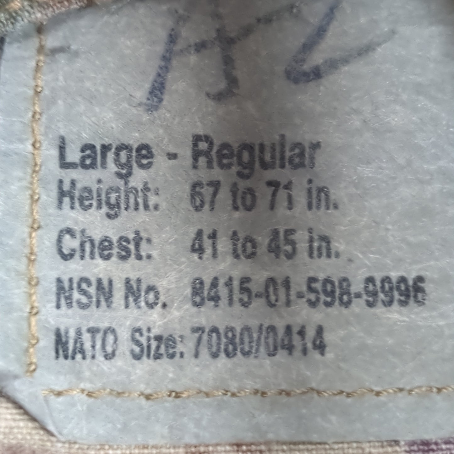 SET of US Army Large Regular Traditional OCP Uniform FRAC Top Pants (fc06-FEB13)