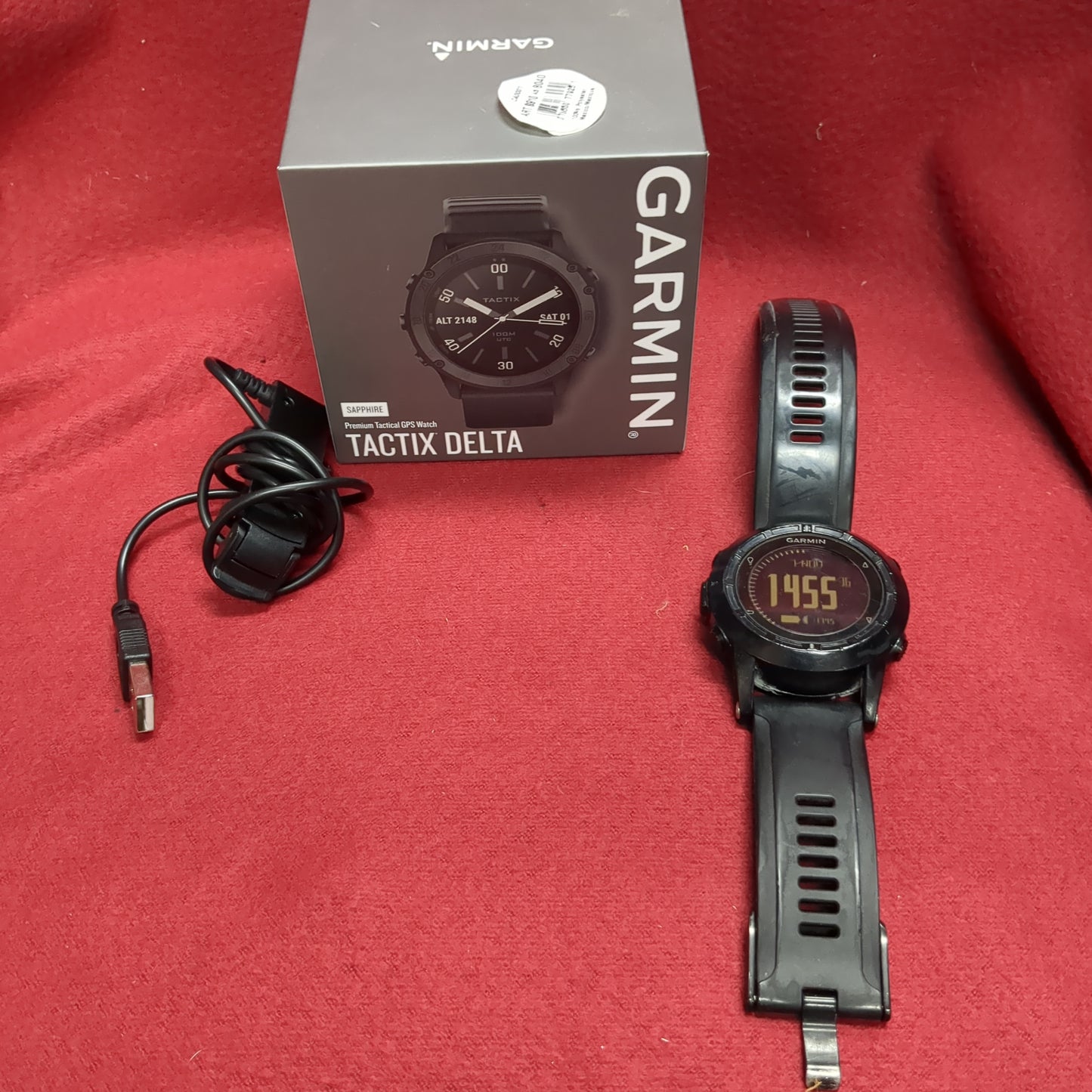 Garmin tactix Delta GPS Watch Sapphire Edition W/ Charger (bar-FEB18)