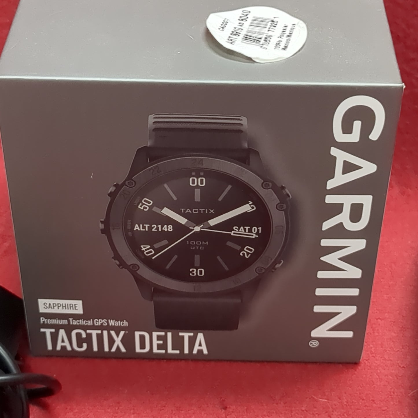 Garmin tactix Delta GPS Watch Sapphire Edition W/ Charger (bar-FEB18)