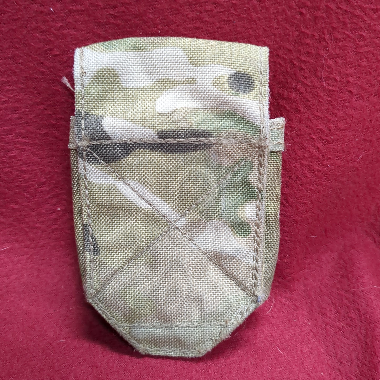 Military Small OCP Utility/Admin Pouch W/Clips Good Condition (34cr-FEB35)