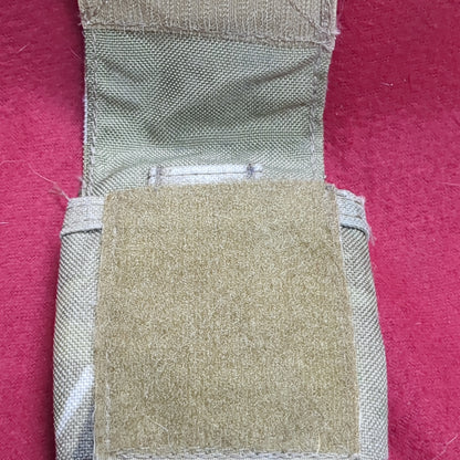 Military Small OCP Utility/Admin Pouch W/Clips Good Condition (34cr-FEB35)