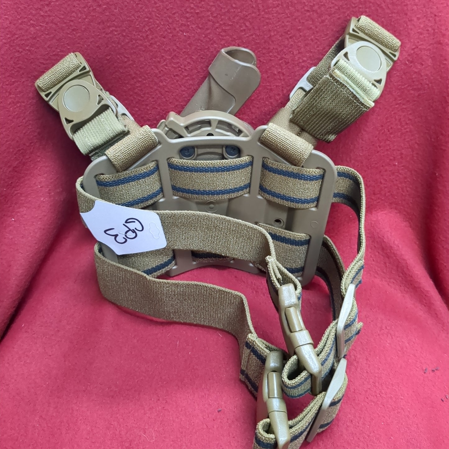 BLACKHAWK Tactical Beretta 92/96 RIGHT HANDED Holster Drop Leg Coyote (31cr- ca6-FEB61)