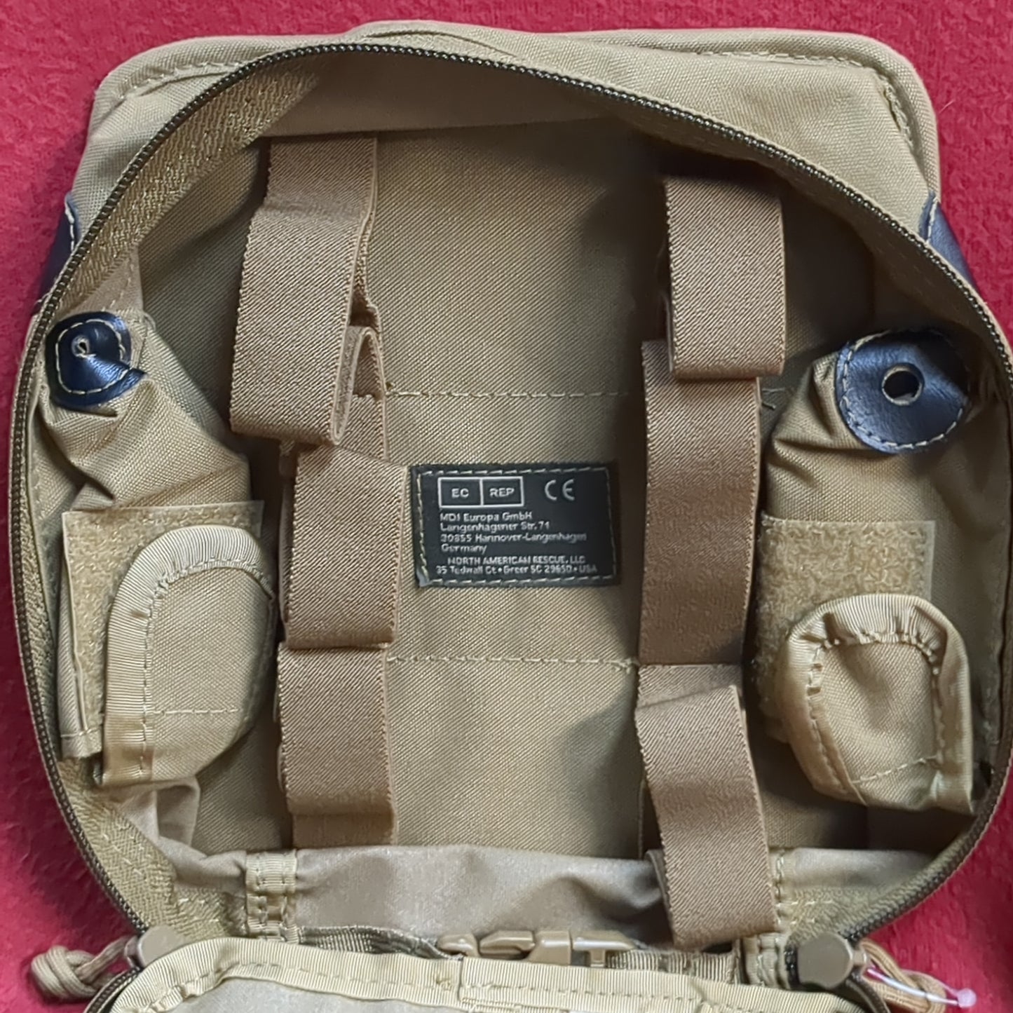 NOS NAR CCRK Medic Leg Rig Kit Coyote Bag Only Combat Casualty Response Kit (ifak-FEB74)