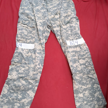 Set of Large Long US Army ACU Uniform Top Pants UCP Digital Used (acu5-FEB81)