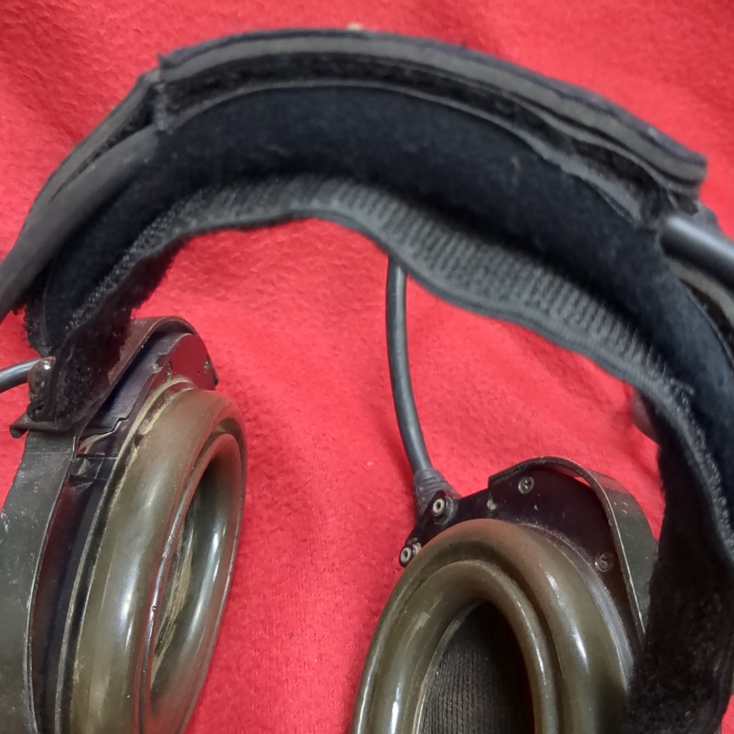 US Army Bose Tri-port Military Tactical Headset W/ Microphone Excellent Condition (com1-FEB103)