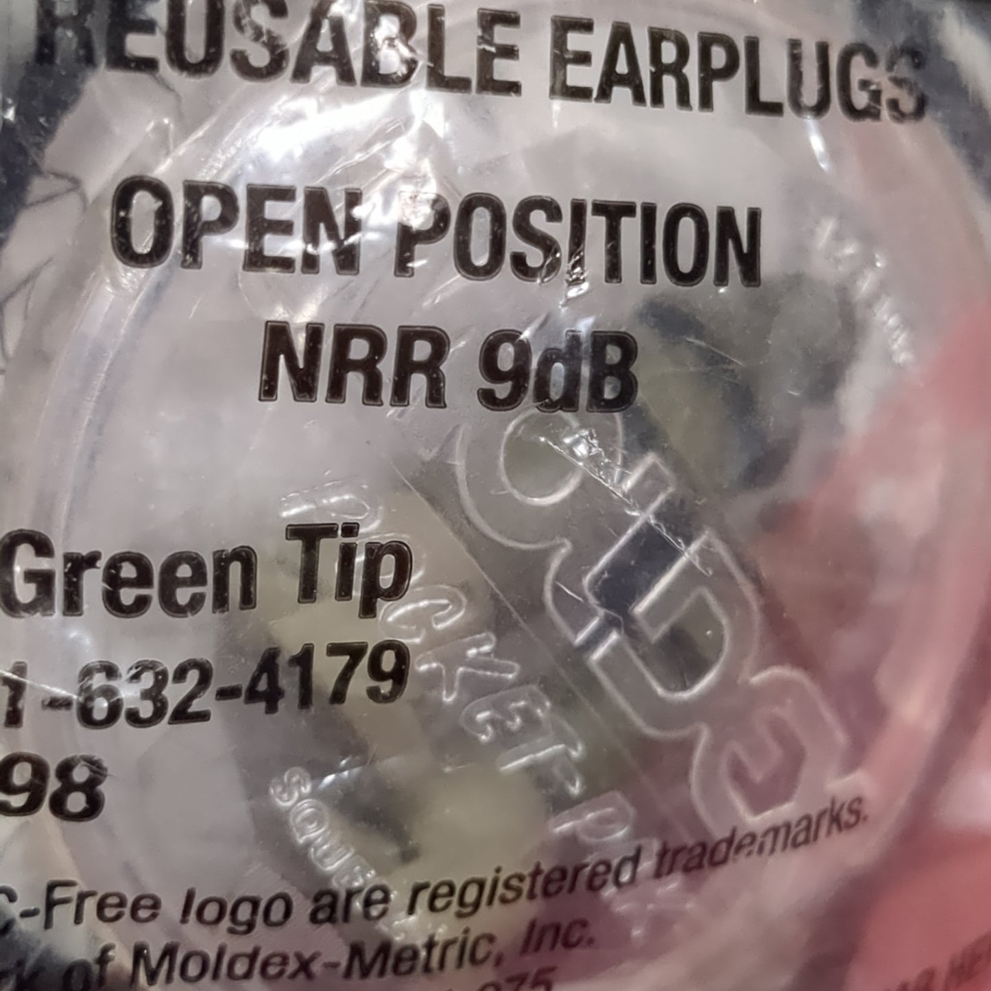 NOS MOLDEX Medium Green Tip BATTLEPLUGS EAR PLUGS (19a-FEB115)