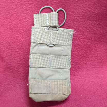 Single Molle Magazine M4 Coyote Pouch Used (34cr-FEB116)